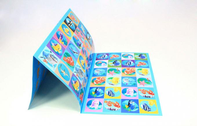Offset A4 Hardcover Book Printing Service , Saddle Stitched Binding Catalog Book Print