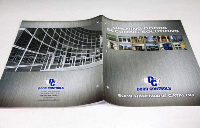 Commercial Digital Color Offset Paper Brochure Printing Services Perfect Binding