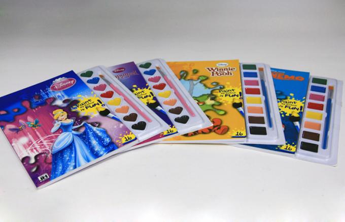 Custom Soft Cover Children Book Print Service With Water - Colour Brush