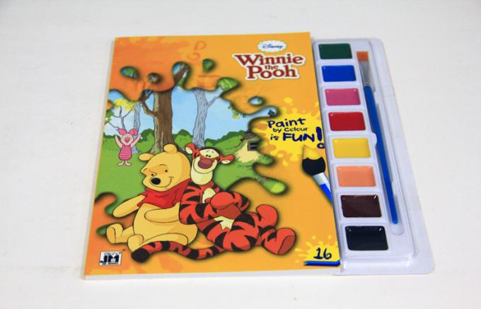Custom Soft Cover Children Book Print Service With Water - Colour Brush