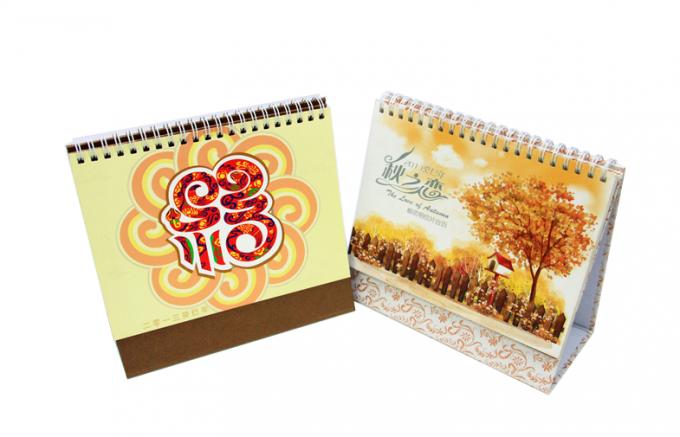 Recycled Custom Photo Calendar Printing Services , 4 Color Paper Book Print