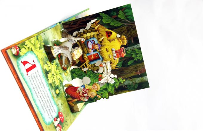 Story Educational Pop Up Book Printing , 3D Story Book Print service