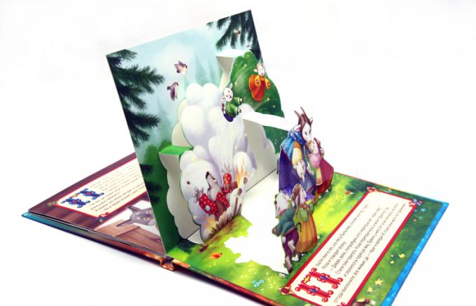 Story Educational Pop Up Book Printing , 3D Story Book Print service