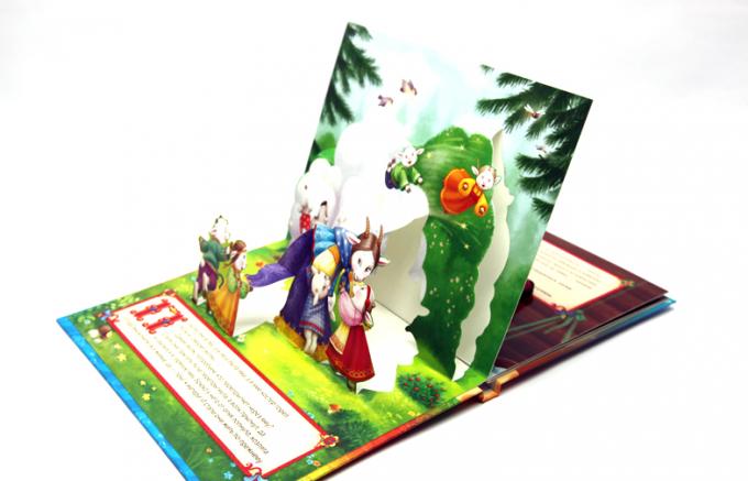 Story Educational Pop Up Book Printing , 3D Story Book Print service