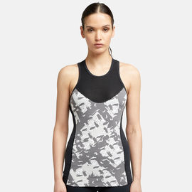 Nylon spandex sublimation printed tank top active wear print top fitness
