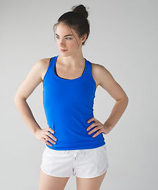 Top selling items racer back causal look fit for gym, sport and yoga womens tank top racerback