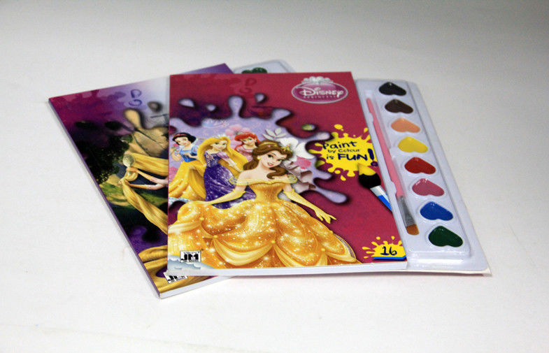children coloring book printing service with watercolor and water colour brush - Coloring Book Printing children coloring book printing service with watercolor and water colour brush - Coloring Book Printing