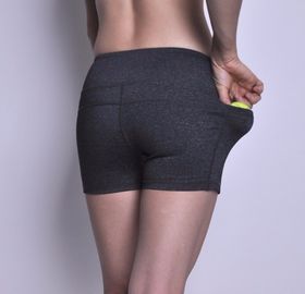 Wholesale 4 way stretch shorts with pocket womens running shorts