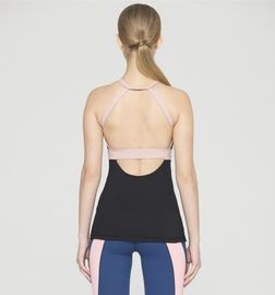 High quality nylon performed backless yoga tank tops