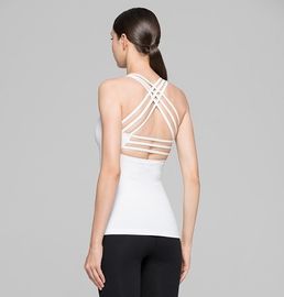 Hot sexy yoga top with back strappy design hot girls sexy tank top