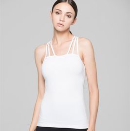 Hot sexy yoga top with back strappy design hot girls sexy tank top