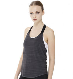 women active top loose fitted breathable mesh custom active tank top