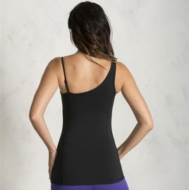 Cheap OEM customized one shoulder yoga top cheap yoga tank top custom