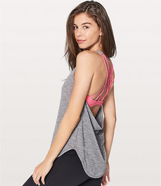 polyester tank top for women gym and yoga polyester gym tank top