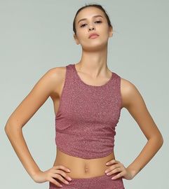 Active wear high performance sexy X back workout crop top
