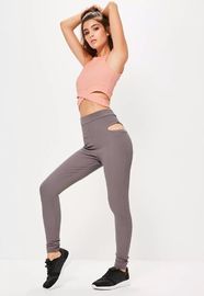 High quality yoga wear OEM cross band woman fitness crop top