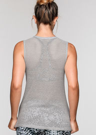 Wholesale women gym clothing whole back mesh workout tank top