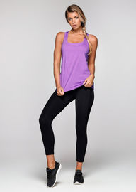 High quality wholesale gym wear open mesh back women yoga tank top