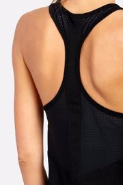 custom brand breathable scoop neckline fitness gym tank top