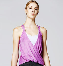 Maximum support and comfort high quality tank top gym yoga tops with built in bra