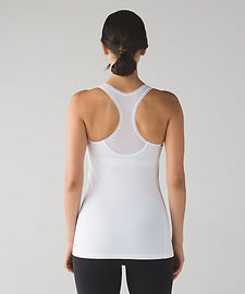 Deep breathable tank four way stretch women sport bra top