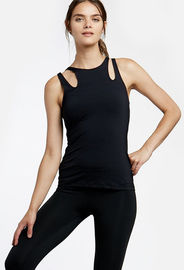 new style activewear wholesale shoulder hallow out gym tank top