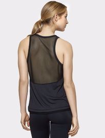 Hot sale wholesale active wear mesh panel workout tank top