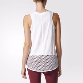 top quality wholesale high neckline mesh woman plain white tank top