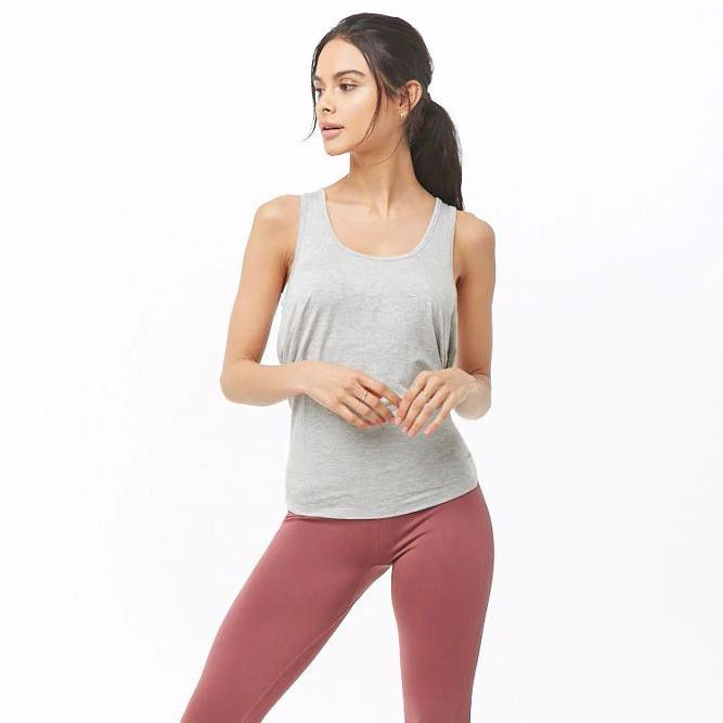 Wholesale high quality workout yoga loose tank top